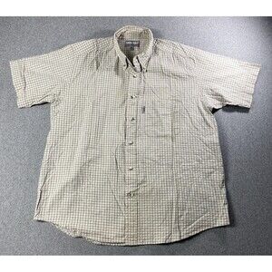 Vintage SANCRED Mens Shirt Size M Short Sleeves